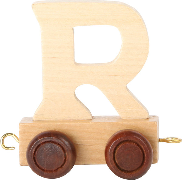 Buchstabenzug Holz R