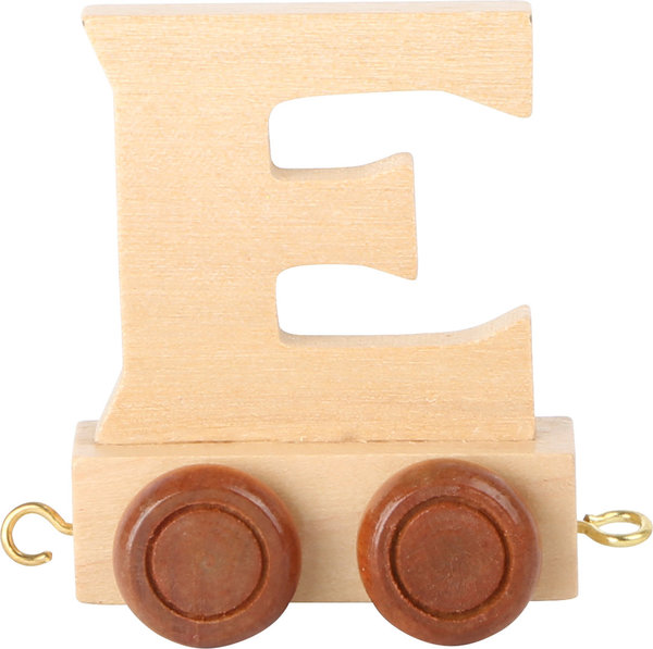 Buchstabenzug Holz E