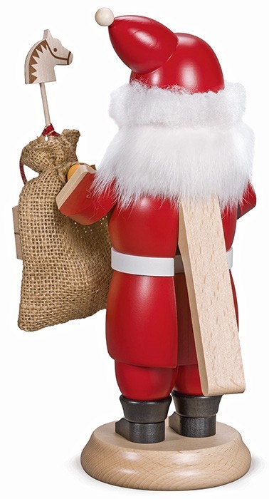 RauchKnacker® Weihnachtsmann m.Glocke u.Geschenkesack, 14x27cm