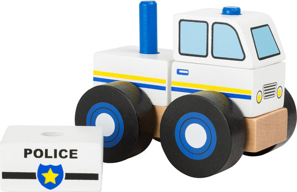 Konstruktionsfahrzeug Polizei