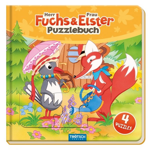 Unser Sandmännchen Puzzlebuch Fuchs und Elster